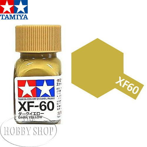 Tamiya XF-60 Flat Dark Yellow Enamel (10ml)