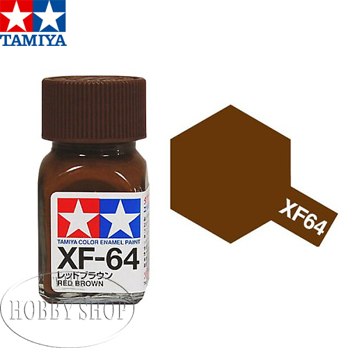 Tamiya XF-64 Flat Red Brown Enamel (10ml)