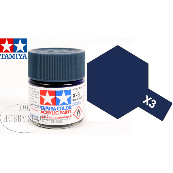 Tamiya X-3 Gloss Royal Bue Acrylic (23ml)