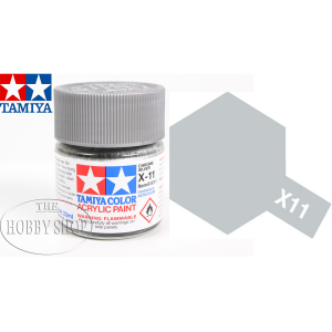 Tamiya X-11 Chrome Silver Acrylic (23ml)
