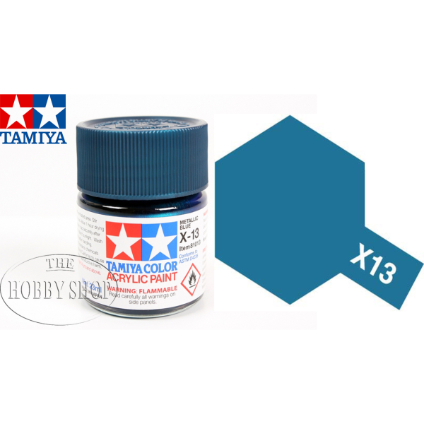 Tamiya X-13 Metallic Blue Acrylic (23ml)