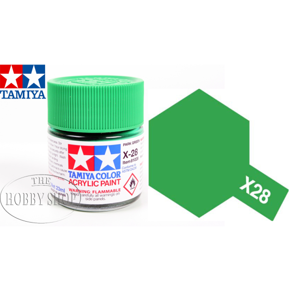 Tamiya X-28 Gloss Park Green Acrylic (23ml)
