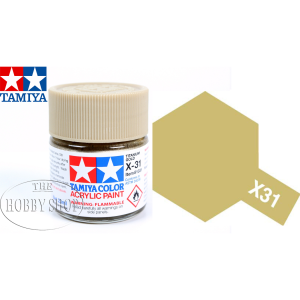 Tamiya X-31 Gloss Titanium Gold Acrylic (23ml)