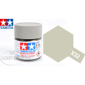 Tamiya X-32 Gloss Titanium Silver Acrylic