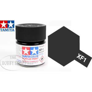 Tamiya XF-1 Flat Black Acrylic (23ml)