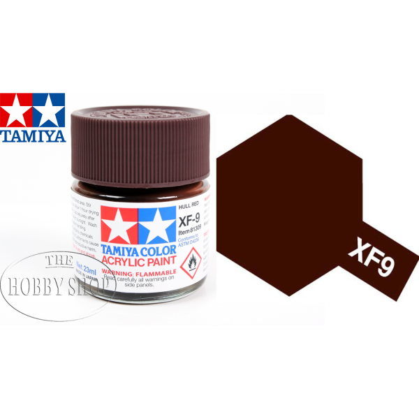 Tamiya XF-9 Hull Red Acrylic (23ml)