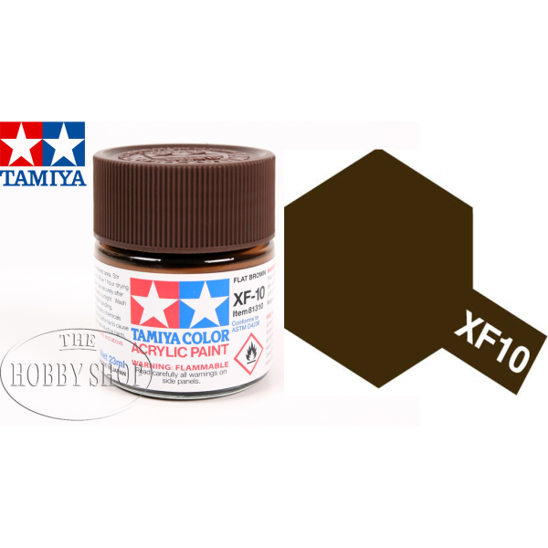 Tamiya XF-10 Flat Brown Acrylic (23ml)