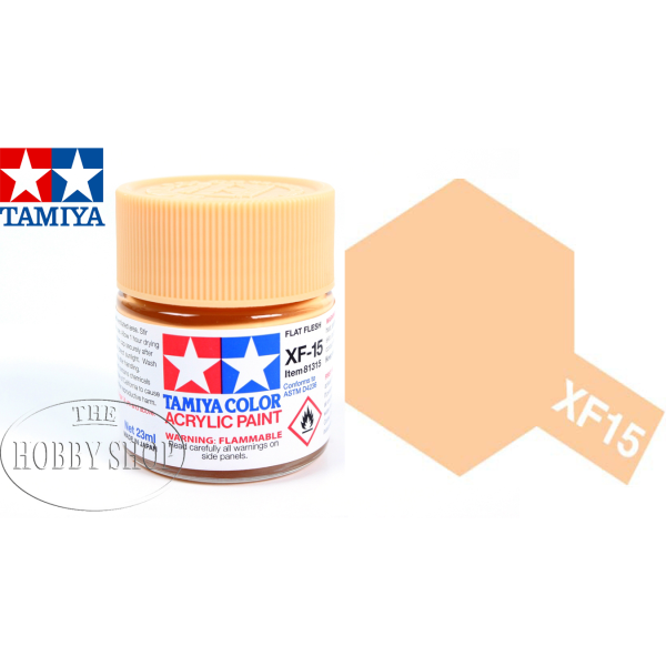 Tamiya XF-15 Flat Flesh Enamel (23ml)
