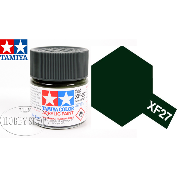 Tamiya XF-27 Black Green Acrylic (23ml)
