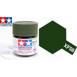 Tamiya XF-58 Flat Olive Green Acrylic (23ml)