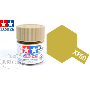 Tamiya XF-60 Flat Dark Yellow Enamel (23ml)