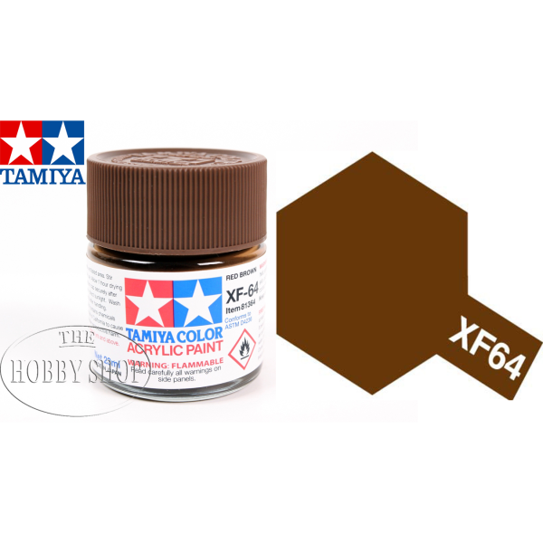 Tamiya XF-64 Flat Red Brown Acrylic (23ml)