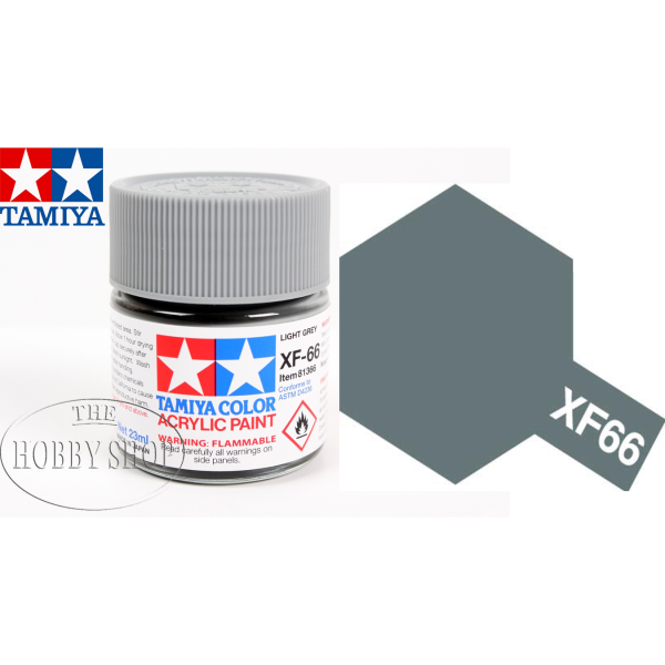 Tamiya XF-66 Flat Light Grey Acrylic (23ml)