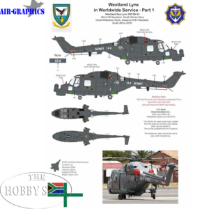 Air-graphic 1/72 Westland Lynx in World Wide Service Part 1 Decal Set
