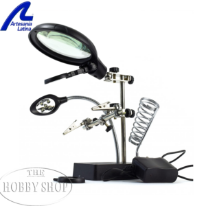 Artesania 3rd Hand Helper With Magnifier & Clamps