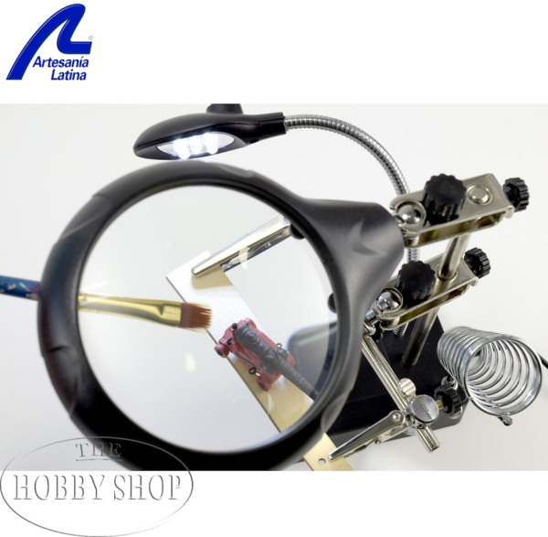 Artesania 3rd Hand Helper With Magnifier & Clamps