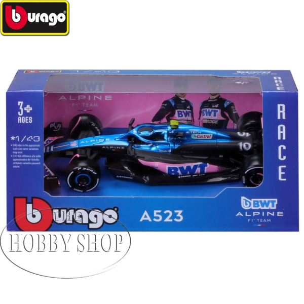 Burago 1/43 BWT Alpine F1 A523 2023