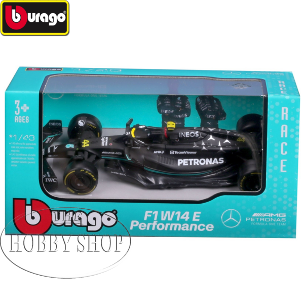 Burago 1/43 Mercededs F1 W14 Assorted Drivers