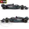 Burago 1/43 Mercedes AMG F1 W14 2023 Lewis Hamilton with Helmut