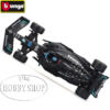 Burago 1/43 Mercedes AMG F1 W14 2023 Lewis Hamilton with Helmut