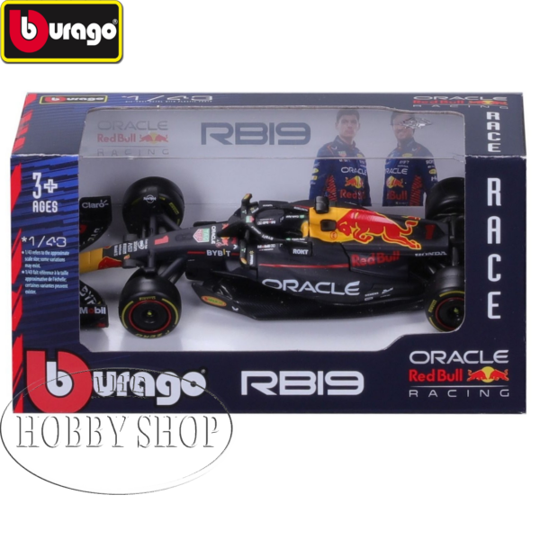 Burago 1/43 Red Bull F1 RB19 2023 ass Drivers