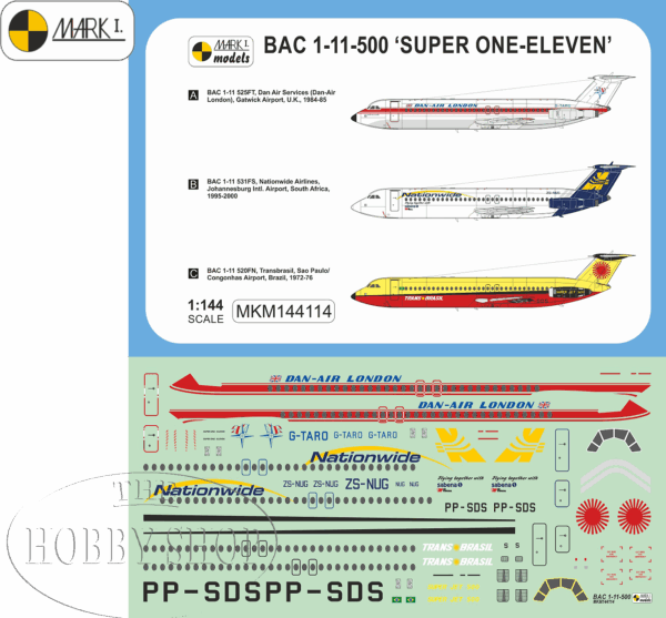 Mark I 1/144 DH Vampire FB.9 (2 in 1 Kit)