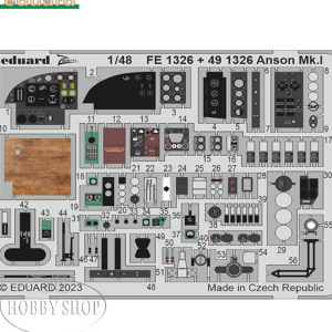 Eduard 1/48 Avro ansen Mk.I Cockpit Detail Photo etch (For Airfix Kits)