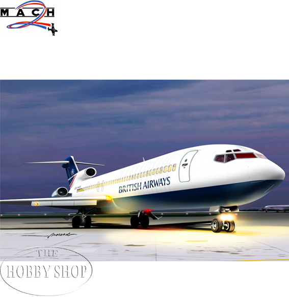 Mach 2 1/72 Boeing 727-200 British Airways