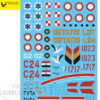 Hi Decal 1/48 Mikoyan Mig-17/ LIM-5 Fresco C Decal set (Angolan Bush War)