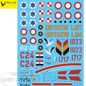 Hi Decal 1/48 Mikoyan Mig-17/ LIM-5 Fresco C Decal set (Angolan Bush War)
