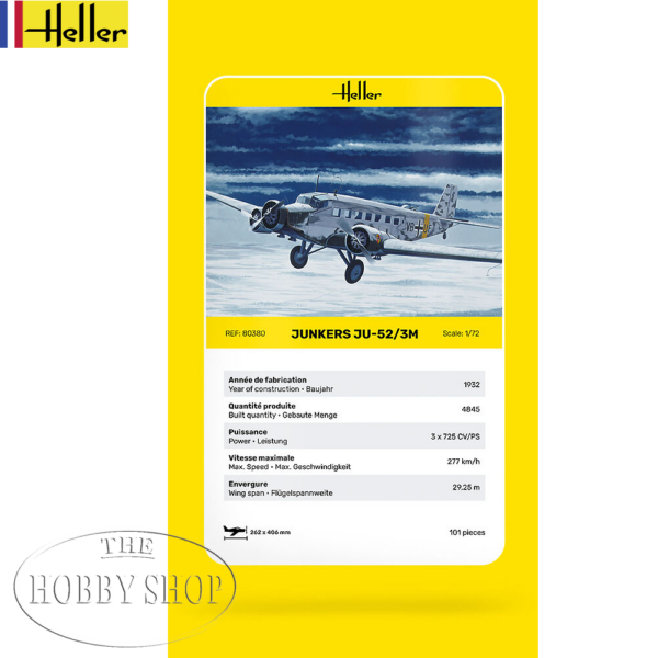 Heller 1/72 Junkers JU-52/3M