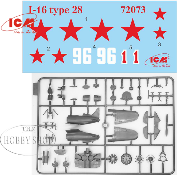 ICM 1/72 Polikarov I-16 type 28 Sovient Fighter