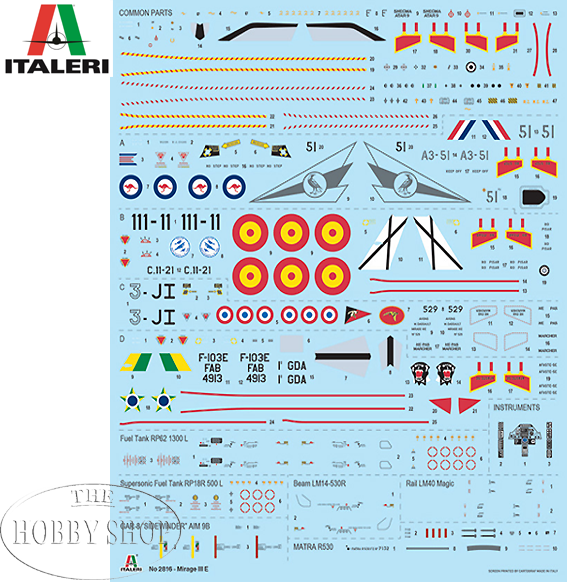 Italeri 1/48 Dassault Mirage III E