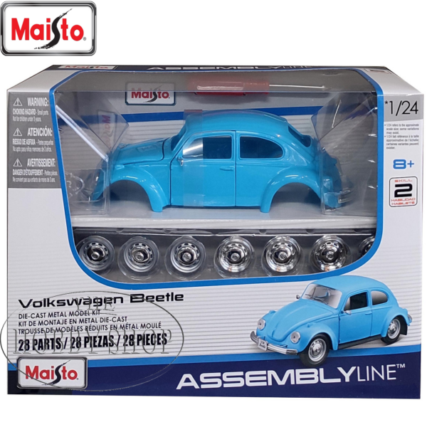 Maisto 1/24 Volkswagen Beetle Diecast Kit