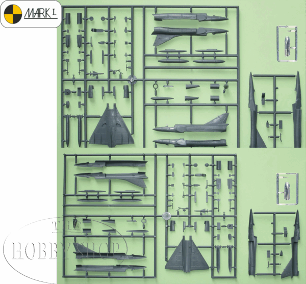 Mark I 1/144 Dassault Mirage IIIDP/ 5DM/ NESHER T