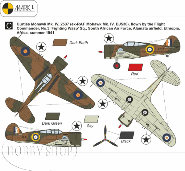 Mark I 1/144 DH Vampire FB.9 (2 in 1 Kit)