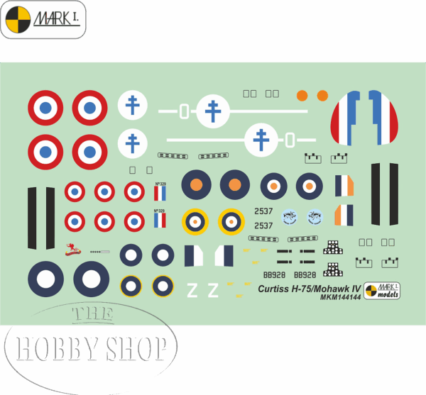 Mark I 1/144 DH Vampire FB.9 (2 in 1 Kit)