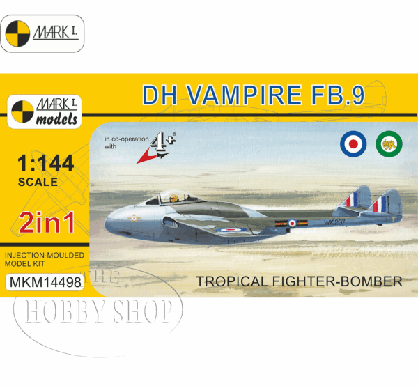 Mark I 1/144 DH Vampire FB.9 (2 in 1 Kit)