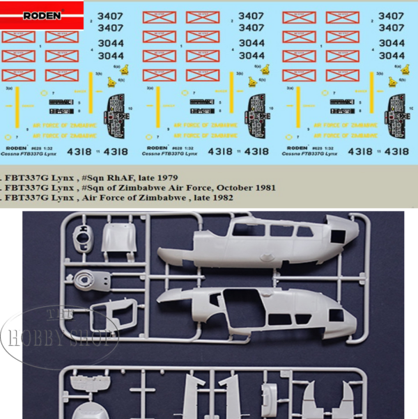 Roden 1/48 Cessna L-19/0-1 Bird Dog