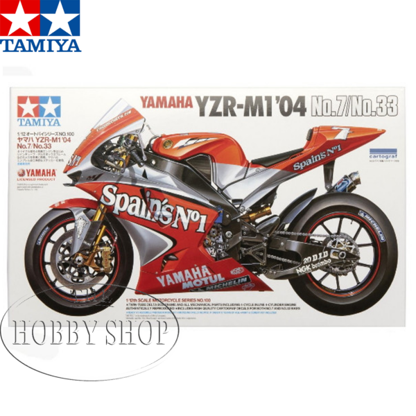 Tamiya 1/12 Yamaha YZR-M1 2004 No.7 / 33