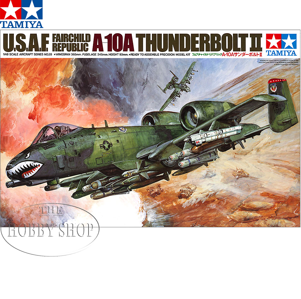 Tamiya 1/48 Fairchild Republic A-10A Thunderbolt II - The Hobby Shop
