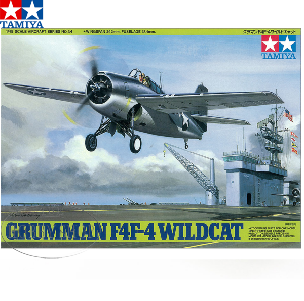 Tamiya 1/48 Grumman F4F-4 Wildcat