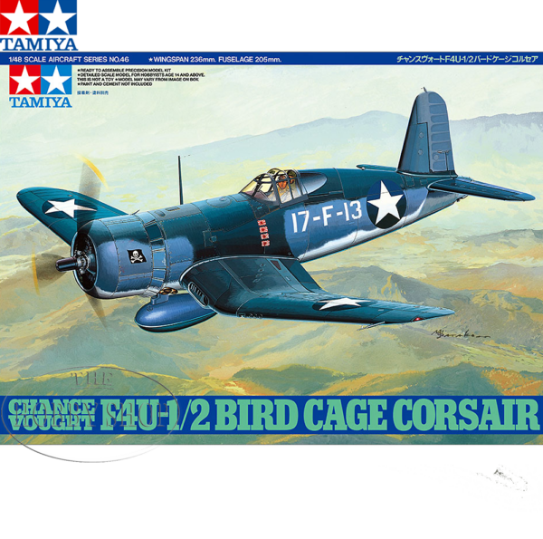 Tamiya 1/48 Vought Corsair F4U-1/2 Bird Cage Tamiya 1/48 Vought Corsair F4U-1/2 Bird Cage