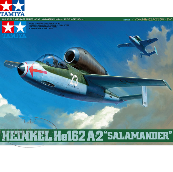 Tamiya 1/48 Heinkel Hel162 A-2 Salamander