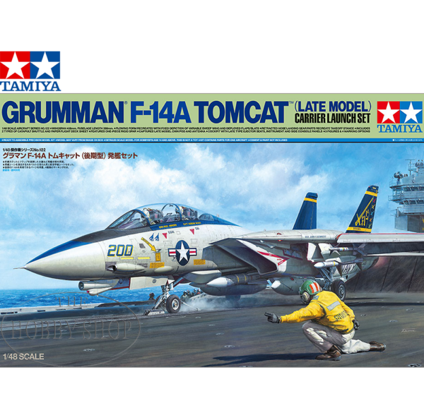 Tamiya 1/48 F-4B Grumman F-14A Tomcat Late Model Tamiya 1/48 F-4B Grumman F-14A Tomcat Late Model