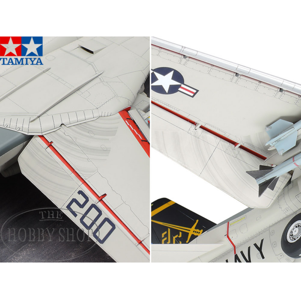 Tamiya 1/48 F-4B Grumman F-14A Tomcat Late Model Tamiya 1/48 F-4B Grumman F-14A Tomcat Late Model