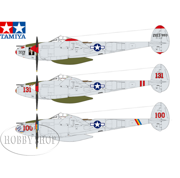 Tamiya 1/48 Lockhead P-38 J Lightning Tamiya 1/48 Lockhead P-38 J Lightning