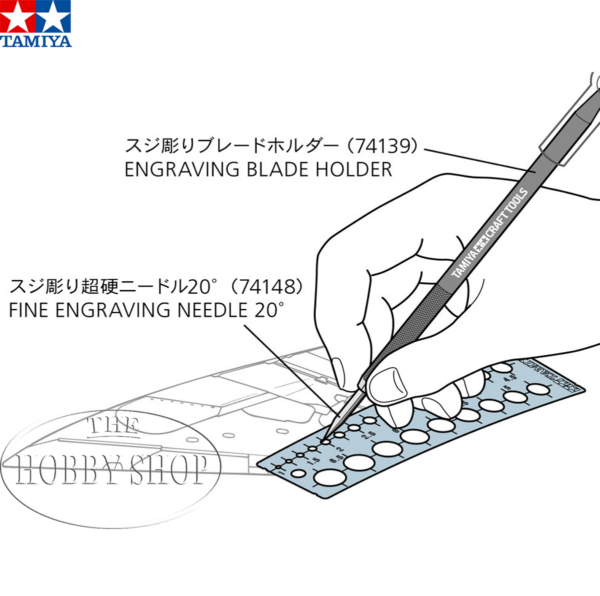 Tamiya Modelling Template Round 1-12.5mm