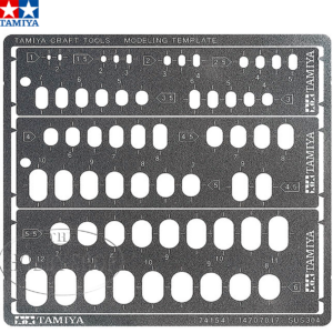 Tamiya Modelling Template Rounded Rectangles