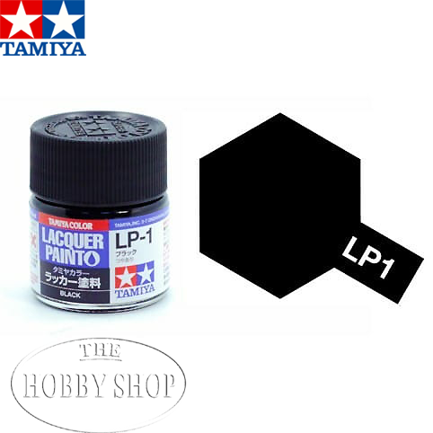 Tamiya LP-1 Gloss Black Laquer Paint (10ml)